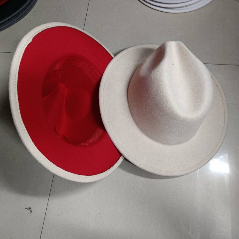 Sombreros Fedora Hat Dual Color Classic Jazz Hat Wholesale Soft Fedora Hat Classic Men's and Women's Blue Jazz sombreros - Image 19