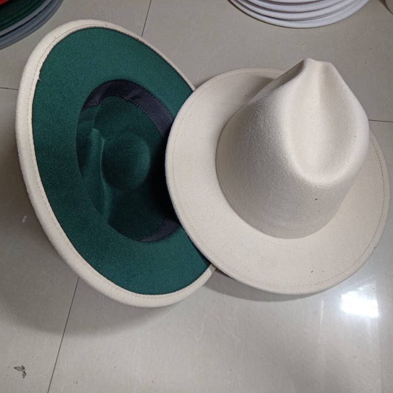 Sombreros Fedora Hat Dual Color Classic Jazz Hat Wholesale Soft Fedora Hat Classic Men's and Women's Blue Jazz sombreros - Image 41