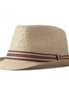 Women Beach Hats in Spring Summer British European and American Jazz Hats Men Fedoras Straw Hats Outdoor Travel Bucket Sun Hats