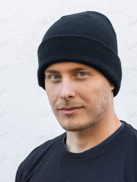 Thermal Skullies Cap, Fashionable Knitted Beanie for Daily Wear, Casual Street Style Winter Hat for Men & Women, Ideal for Cold