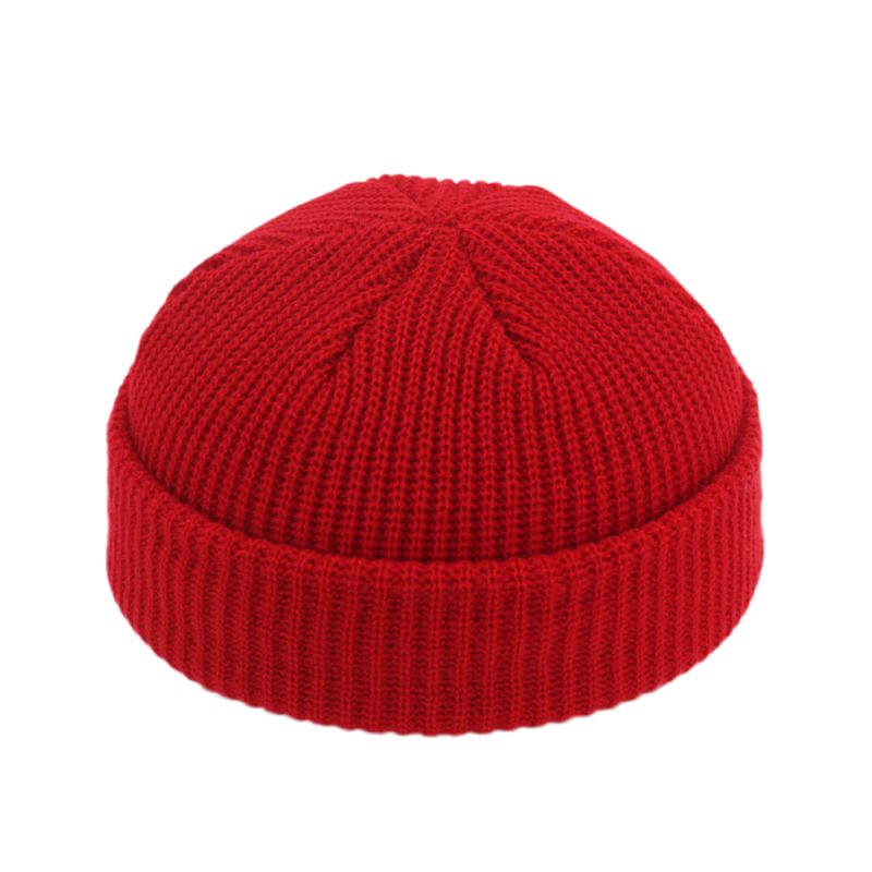 Men Cotton Brimless Skullies Cap Solid Color Street Portable Docker Hats Multipurpose Beanie Artist Hip Hop Women Autumn Winter - Image 14