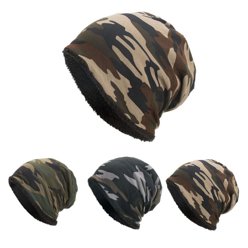 Winter woolen Ski hat warm winter hat CrochetSkull camouflage men warm soft women boné masculino gorro invierno mujer luxury hat - Image 6