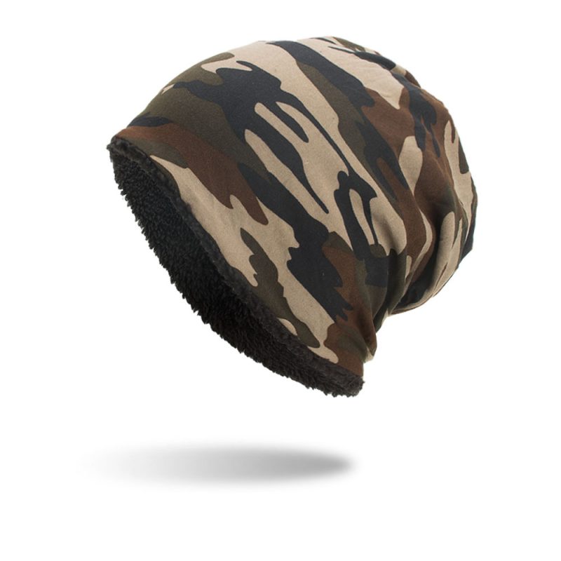 Winter woolen Ski hat warm winter hat CrochetSkull camouflage men warm soft women boné masculino gorro invierno mujer luxury hat - Image 9