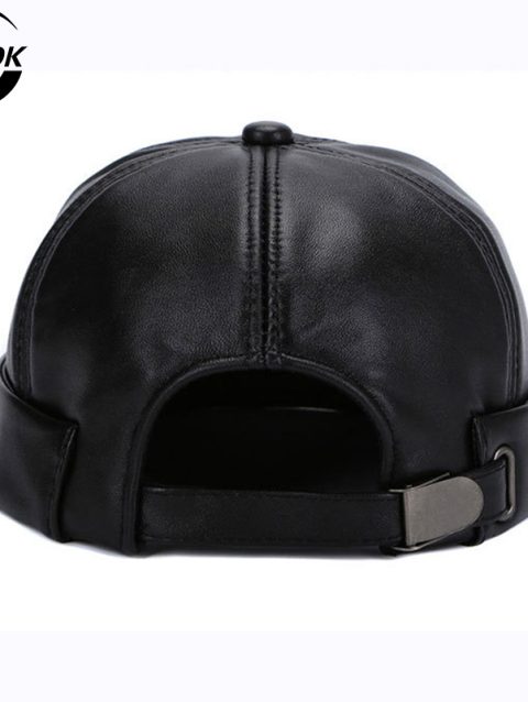 Brand Vintage Beanie Hats Men Women Spring Autumn Landlord Hat Streetwear Hip Hop Brimless Hat Sheepskin Docker Cap Wholesale