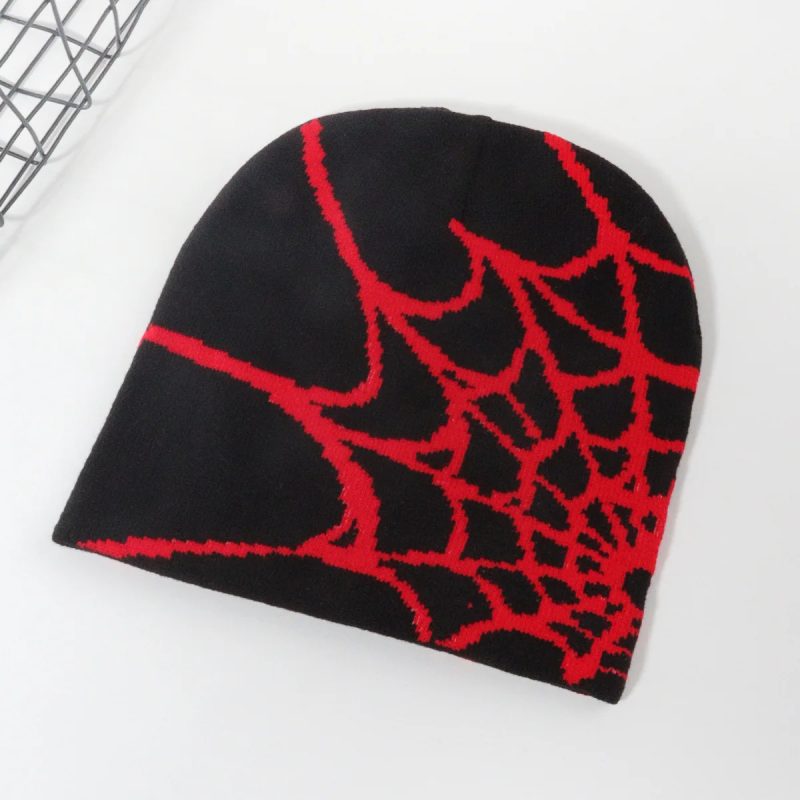 Unisex Knitting Cap Spider Men Women Luxury Beanie Caps Y2k Warm Fashion Versatile Ins Pullover Hiphop Winter Bonnet - Image 3