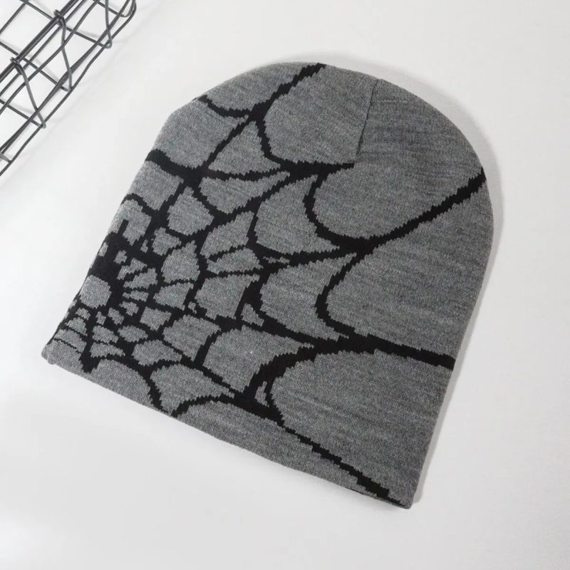Unisex Knitting Cap Spider Men Women Luxury Beanie Caps Y2k Warm Fashion Versatile Ins Pullover Hiphop Winter Bonnet - Image 4