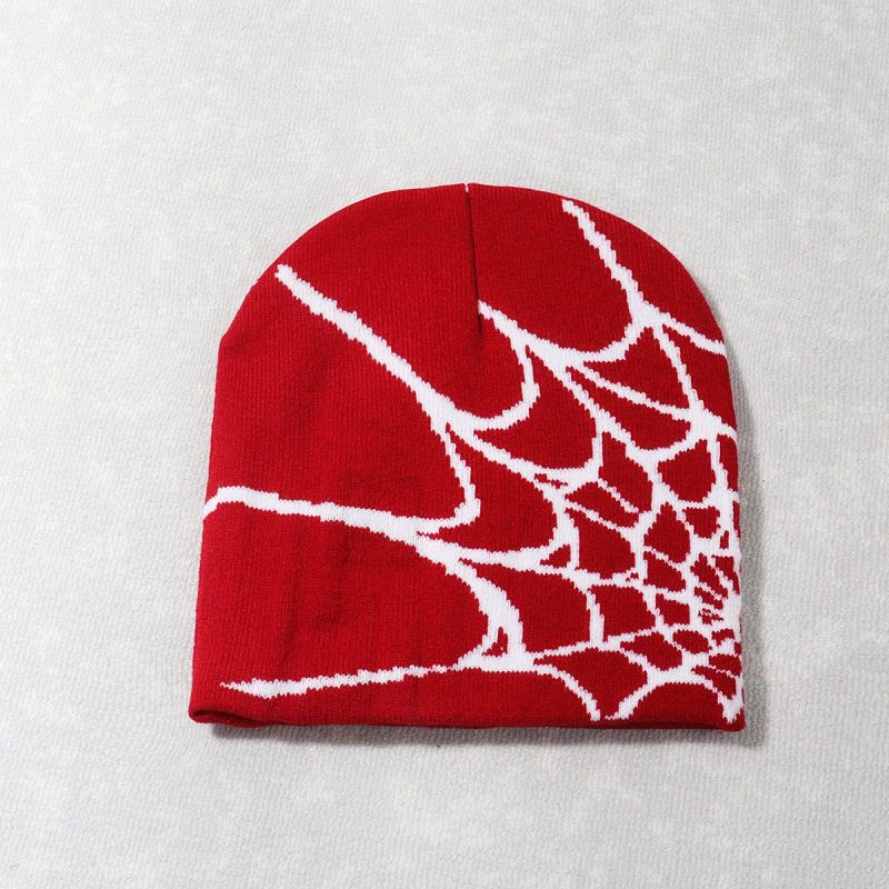 Unisex Knitting Cap Spider Men Women Luxury Beanie Caps Y2k Warm Fashion Versatile Ins Pullover Hiphop Winter Bonnet - Image 9