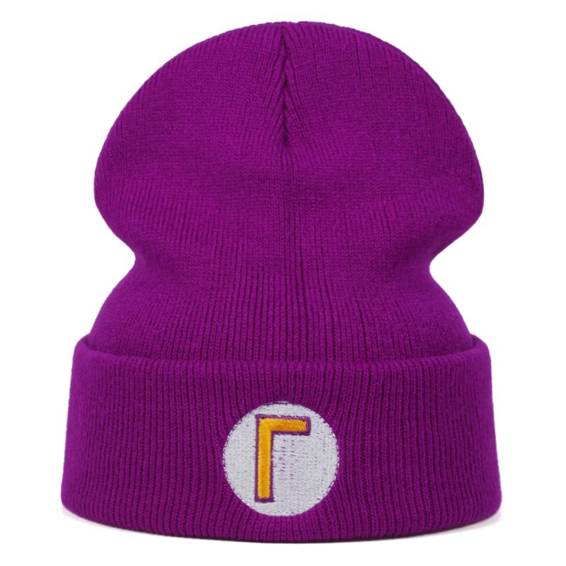 Unisex Letter Embroidery Beanies Winter Warm Hat Hip Hop Cap Beanie Hat Caps for Women Men - Image 3