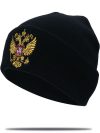 Russian National Emblem Hats 2023 Autumn Winter Unisex Women Warm Wool Hat Causul Embroidery Knitted Bonnet Caps For Man