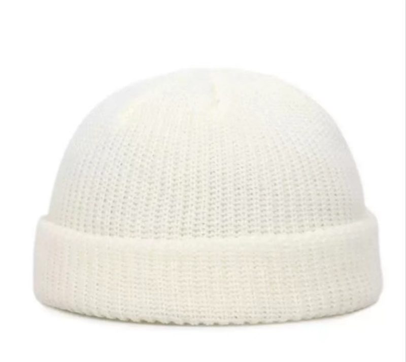 Autumn Men's Pullover Melon Cap Simple Solid Color Knitted Hats For Women's Winter Outdoor Warm Beanie Street Hip Hop Cold Hat - Image 7