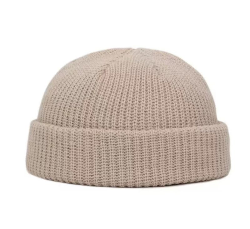 Autumn Men's Pullover Melon Cap Simple Solid Color Knitted Hats For Women's Winter Outdoor Warm Beanie Street Hip Hop Cold Hat - Image 12