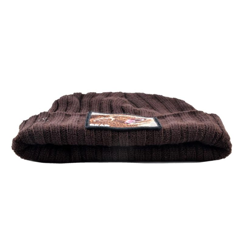 Embroidery Bear Knitted Beanies Hat Men Solid Color Autumn Winter Knitting Boy Skullies Caps Women Streetwear Kpop Gorras Bonnet - Image 4