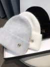 Women Men Autumn Winter Warm Knitted Hat Cute Ear Protection Casual Outdoor Riding Windproof Coldproof Bonnet Caps