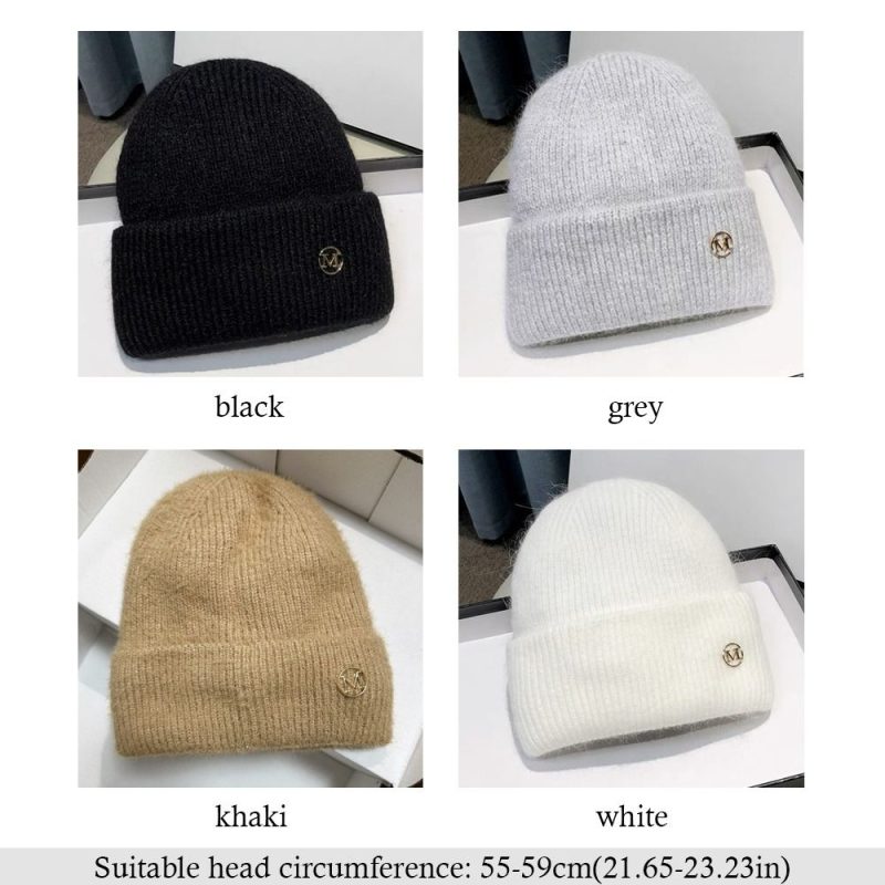 Women Men Autumn Winter Warm Knitted Hat Cute Ear Protection Casual Outdoor Riding Windproof Coldproof Bonnet Caps - Image 5
