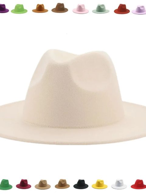 Fedora Hat Women Hat Winter Luxury Man Hats for Women Fashion Formal Wedding Decorate Camel Panama Cap Fedoras sombrero hombre