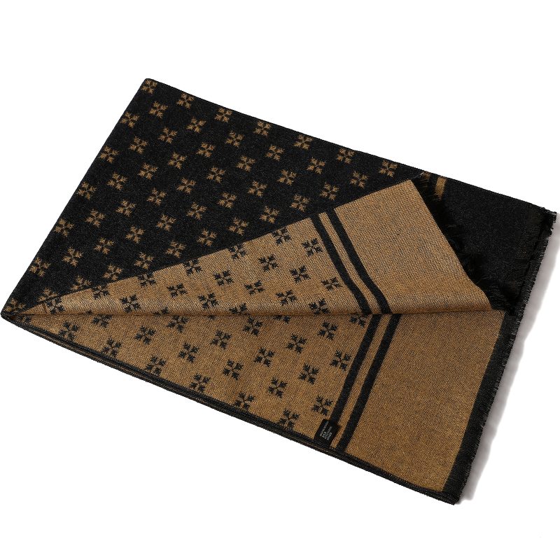 180*35cm new Luxury Brand Silk Fashion Quality Scarves Man Autumn Winter Warm Cashmere Business Wraps Foulard Collar muffler - Image 11