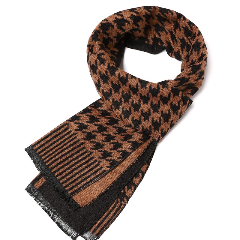 180*35cm new Luxury Brand Silk Fashion Quality Scarves Man Autumn Winter Warm Cashmere Business Wraps Foulard Collar muffler - Image 15