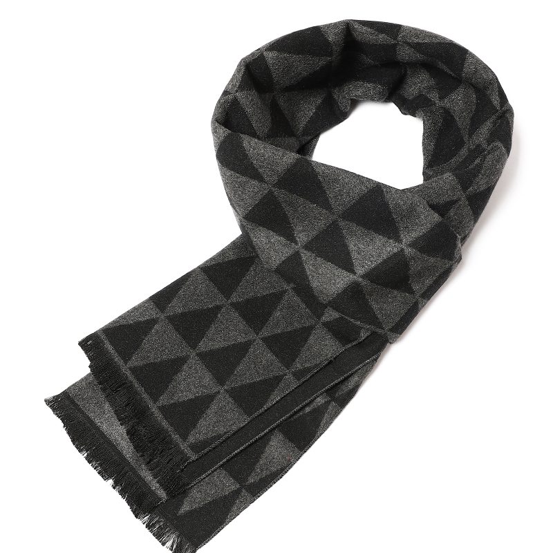 180*35cm new Luxury Brand Silk Fashion Quality Scarves Man Autumn Winter Warm Cashmere Business Wraps Foulard Collar muffler - Image 17