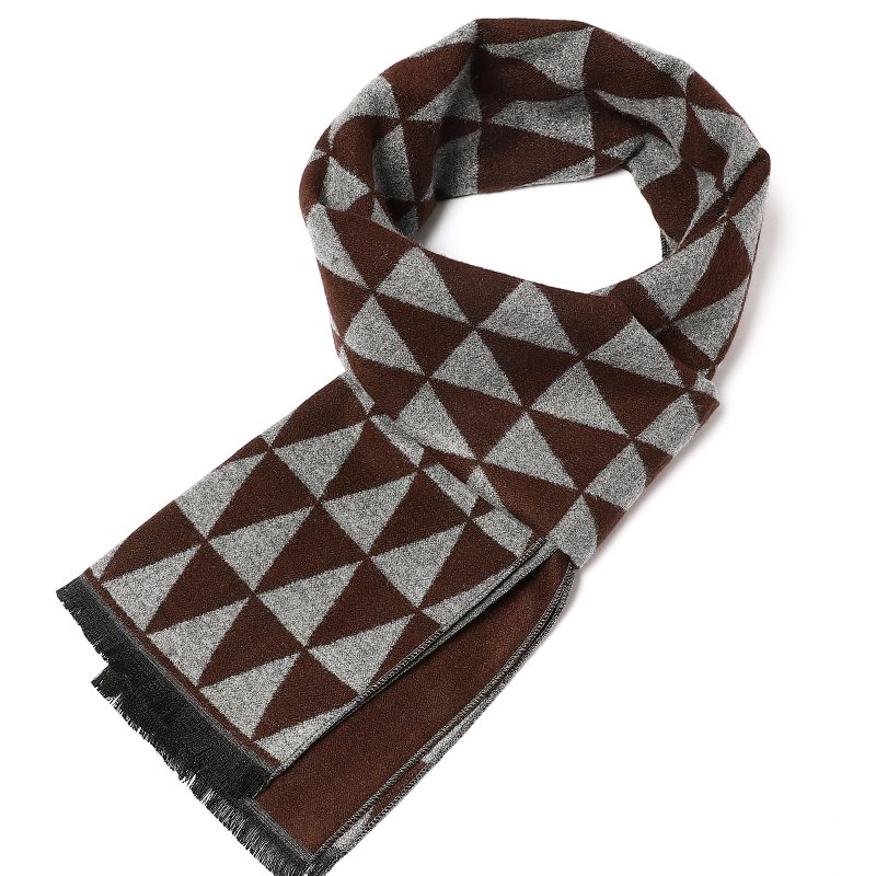 180*35cm new Luxury Brand Silk Fashion Quality Scarves Man Autumn Winter Warm Cashmere Business Wraps Foulard Collar muffler - Image 20