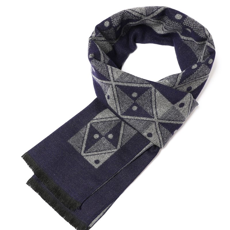 180*35cm new Luxury Brand Silk Fashion Quality Scarves Man Autumn Winter Warm Cashmere Business Wraps Foulard Collar muffler - Image 28