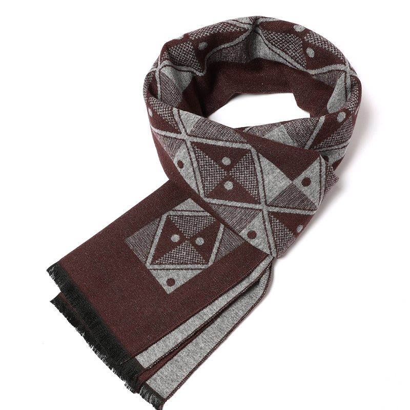 180*35cm new Luxury Brand Silk Fashion Quality Scarves Man Autumn Winter Warm Cashmere Business Wraps Foulard Collar muffler - Image 29