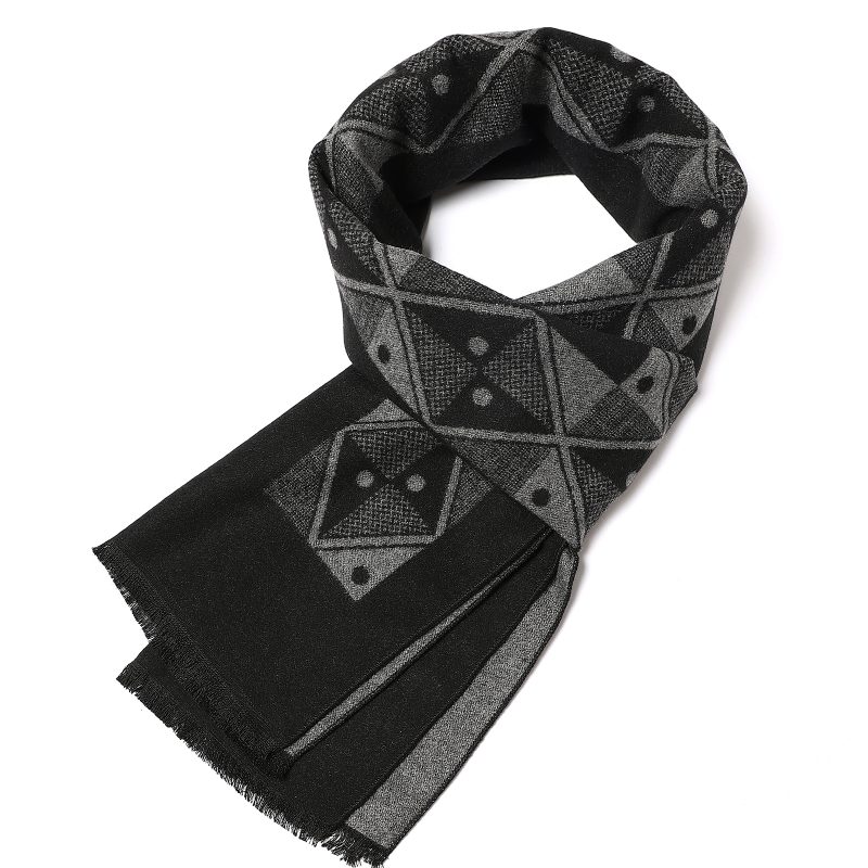 180*35cm new Luxury Brand Silk Fashion Quality Scarves Man Autumn Winter Warm Cashmere Business Wraps Foulard Collar muffler - Image 30