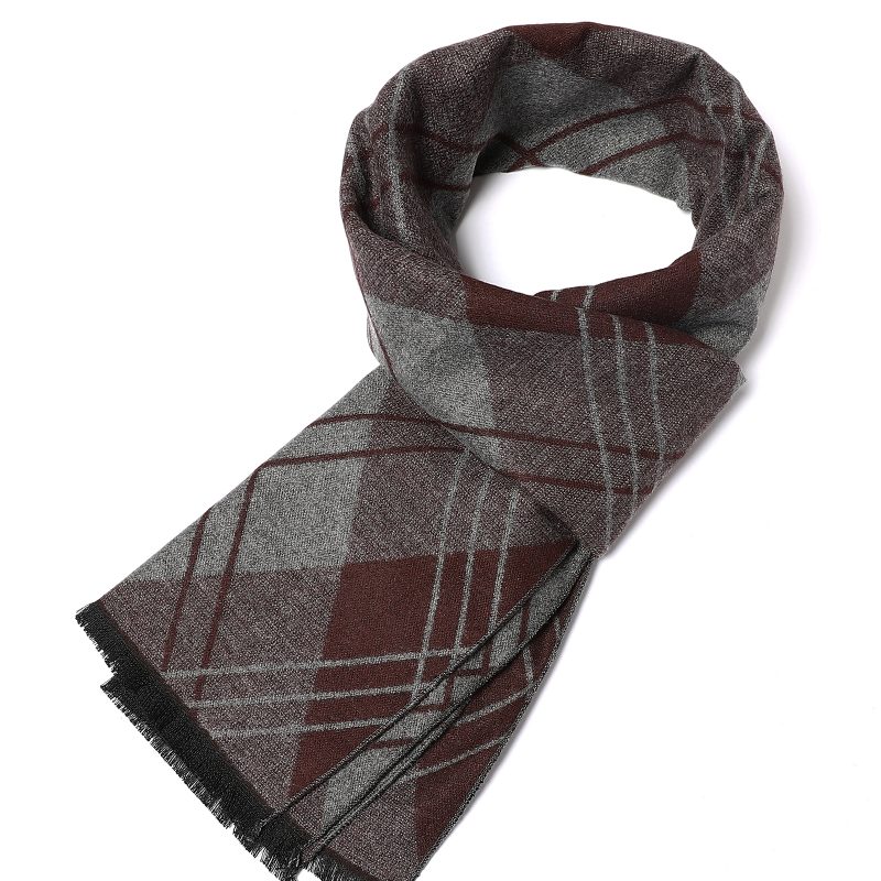 180*35cm new Luxury Brand Silk Fashion Quality Scarves Man Autumn Winter Warm Cashmere Business Wraps Foulard Collar muffler - Image 43