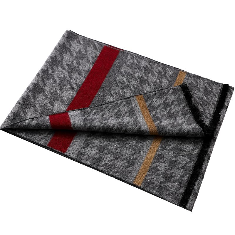 180*35cm new Luxury Brand Silk Fashion Quality Scarves Man Autumn Winter Warm Cashmere Business Wraps Foulard Collar muffler - Image 44