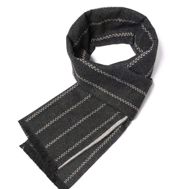 180*35cm new Luxury Brand Silk Fashion Quality Scarves Man Autumn Winter Warm Cashmere Business Wraps Foulard Collar muffler - Image 47