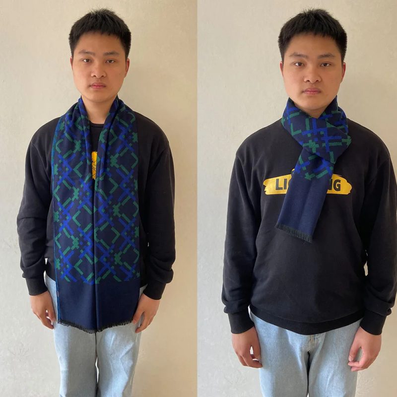 2024 Luxury Men Pashmina Scarf for Men Winter Wool Neckwarmer Scarves Male Winter Plaid Cashmere Neck Scarfs - Image 13