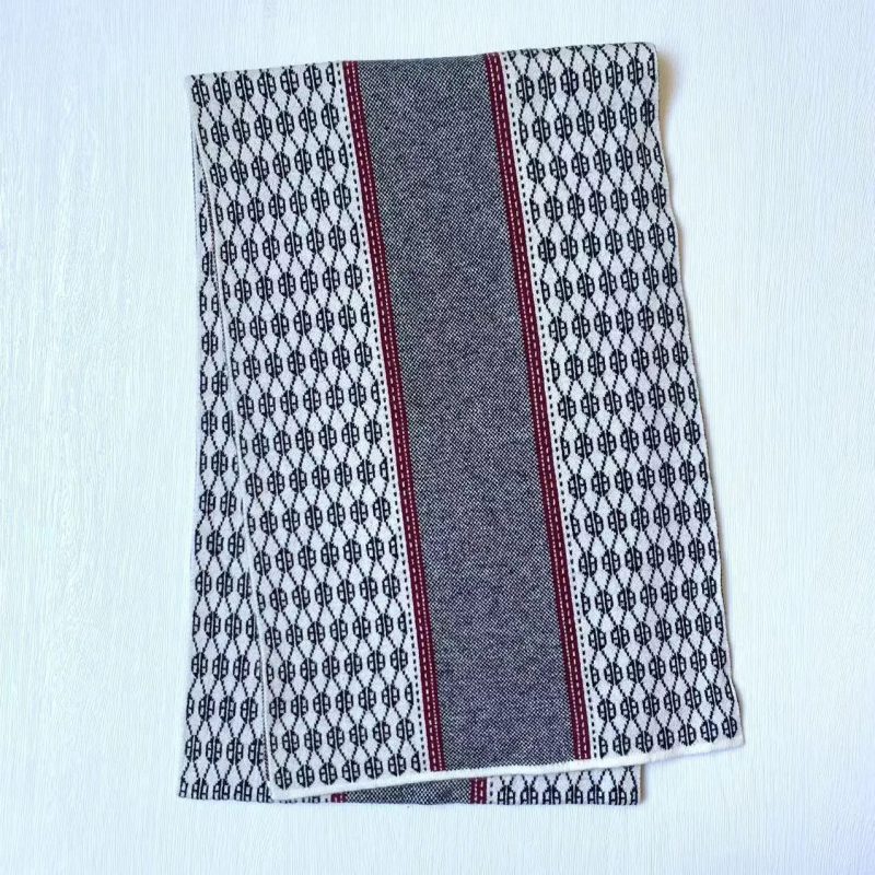 New Chic Scarf Men Autumn and Winter Cashmere Long Business Muffler Male Jacquard Thermal Wool Thick Knit Scarf Gents Cold Day - Image 7