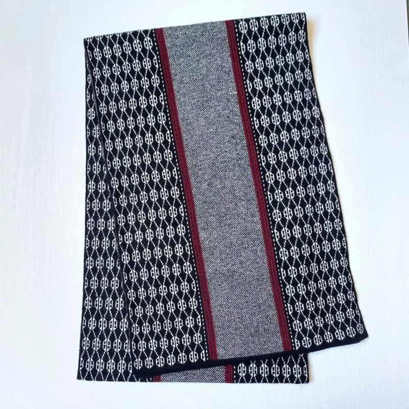 New Chic Scarf Men Autumn and Winter Cashmere Long Business Muffler Male Jacquard Thermal Wool Thick Knit Scarf Gents Cold Day - Image 8