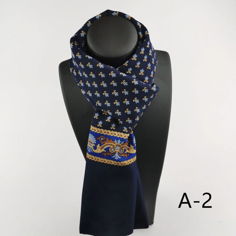 2023 New Spring Winter Silk Scarf Men Luxury Brand Designer Fashion Scarves Plaid for Women Scarf To Keep Warm - Image 4