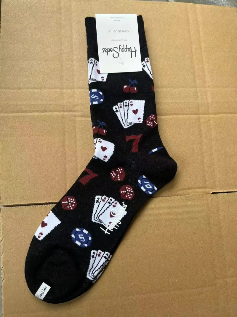 Happy Socks Men's Classic Crew Sock Cotton Sports Socks Size 41-46 - Image 10