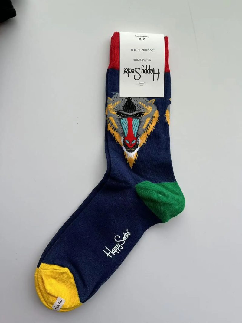 Happy Socks Men's Classic Crew Sock Cotton Sports Socks Size 41-46 - Image 34