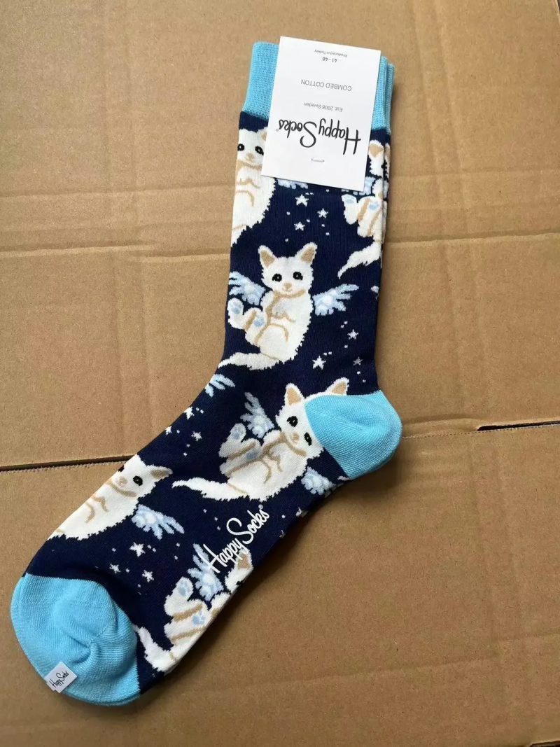 Happy Socks Men's Classic Crew Sock Cotton Sports Socks Size 41-46 - Image 40