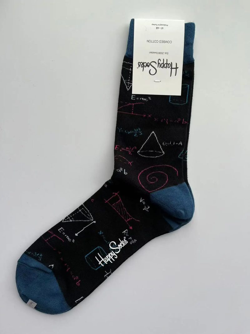 Happy Socks Men's Classic Crew Sock Cotton Sports Socks Size 41-46 - Image 54