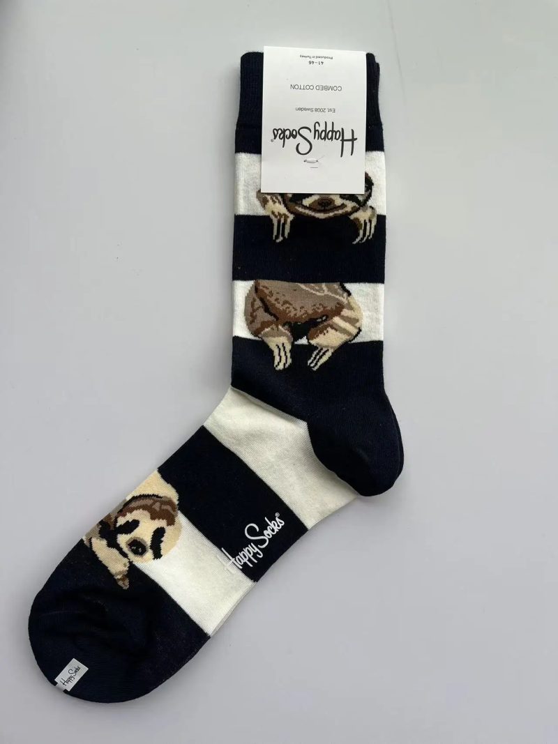 Happy Socks Men's Classic Crew Sock Cotton Sports Socks Size 41-46 - Image 56
