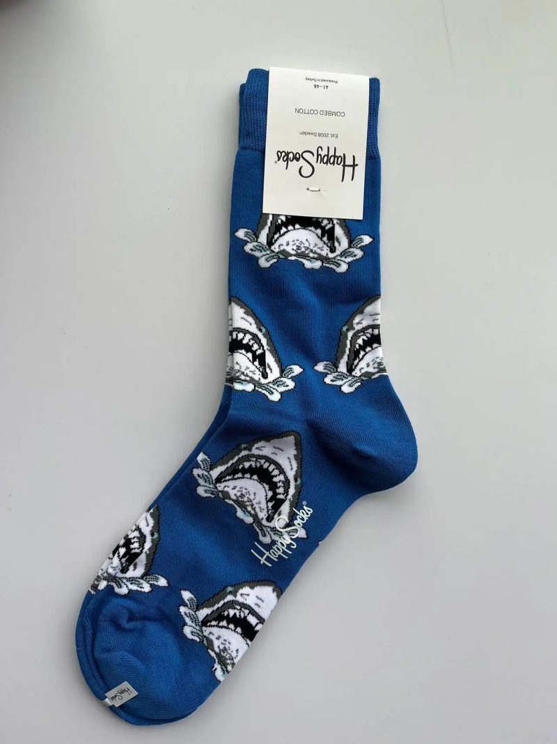 Happy Socks Men's Classic Crew Sock Cotton Sports Socks Size 41-46 - Image 57