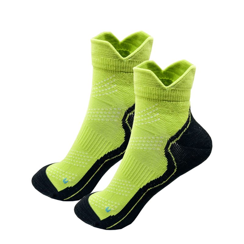 2/4 Pairs Cushioned Cotton Ankle Socks for Men Athletic Running Socks Low Cut Casual Sports Sock Tab Short Socks for Men Women - Image 7