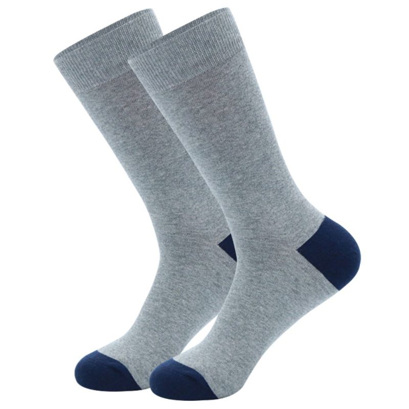 5Pairs Mens Fun Dress Socks,Pattern Funny Socks Pack,Colorful Striped Combed Cotton Novelty Socks,Cool Breathable Casual Socks - Image 3