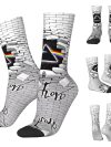 Pinks Cool Floyded Men and Women printing Socks,lovely Applicable throughout the year Dressing Gift