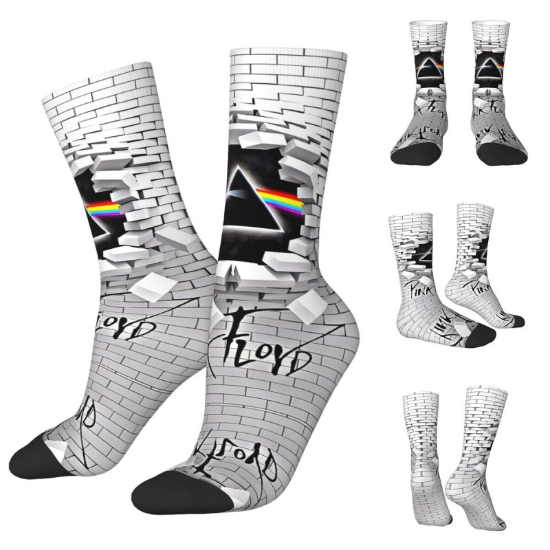 Pinks Cool Floyded Men and Women printing Socks,lovely Applicable throughout the year Dressing Gift