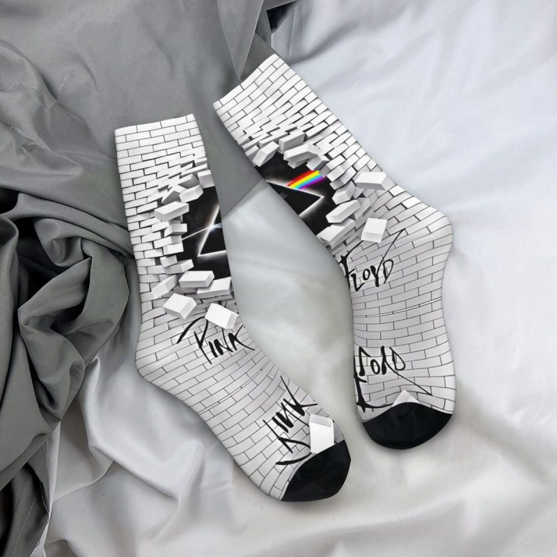 Pinks Cool Floyded Men and Women printing Socks,lovely Applicable throughout the year Dressing Gift - Image 5