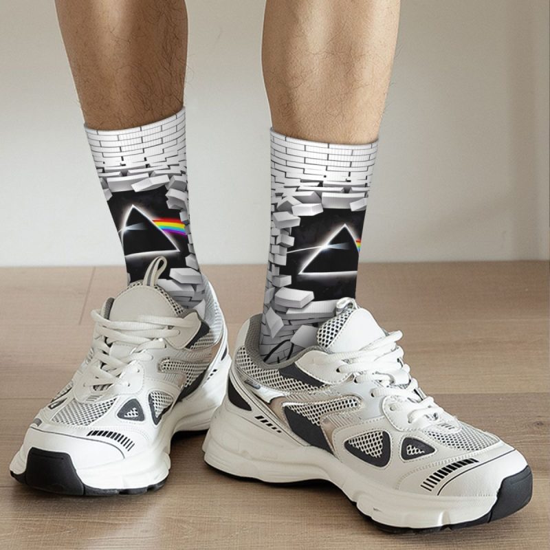 Pinks Cool Floyded Men and Women printing Socks,lovely Applicable throughout the year Dressing Gift - Image 6