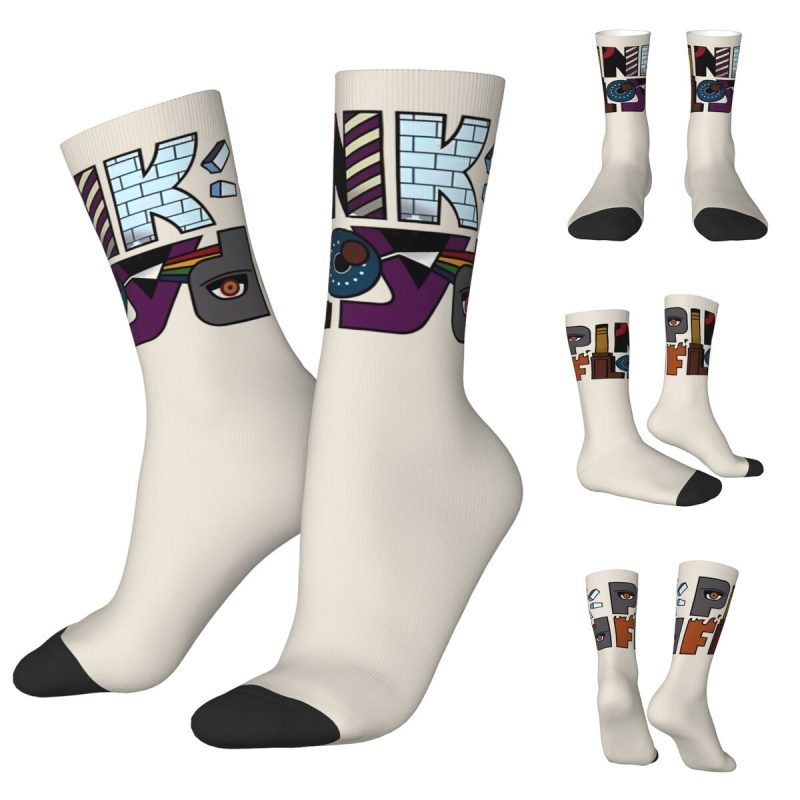 Pinks Cool Floyded Men and Women printing Socks,lovely Applicable throughout the year Dressing Gift - Image 7