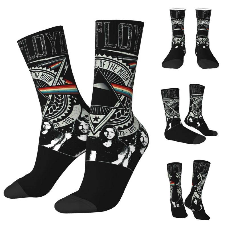 Pinks Cool Floyded Men and Women printing Socks,lovely Applicable throughout the year Dressing Gift - Image 8