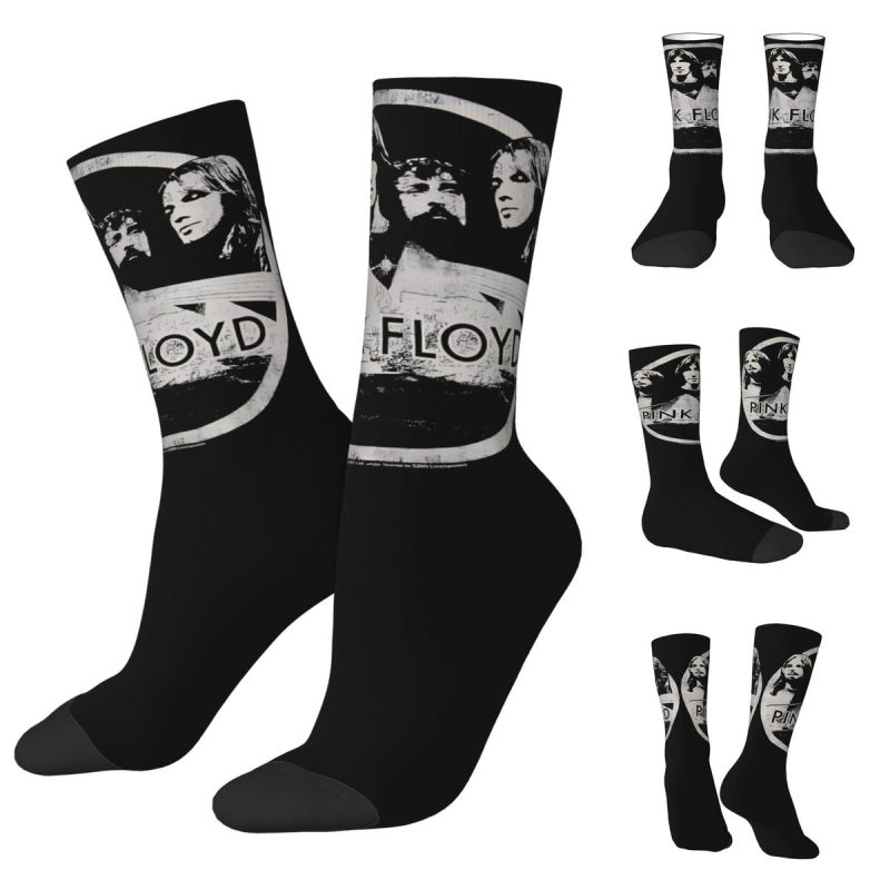 Pinks Cool Floyded Men and Women printing Socks,lovely Applicable throughout the year Dressing Gift - Image 9