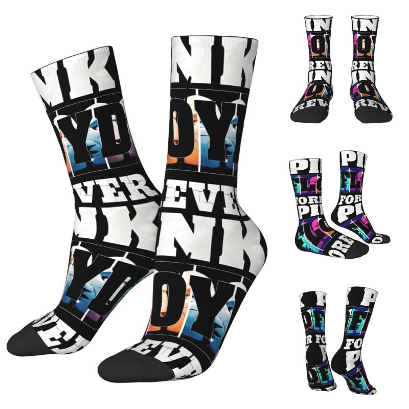 Pinks Cool Floyded Men and Women printing Socks,lovely Applicable throughout the year Dressing Gift - Image 18