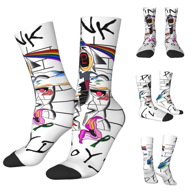 Pinks Cool Floyded Men and Women printing Socks,lovely Applicable throughout the year Dressing Gift - Image 21